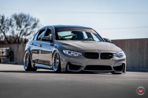 BMW M3 Sedan on Vossen Wheels (LC-106T) 2017 года
